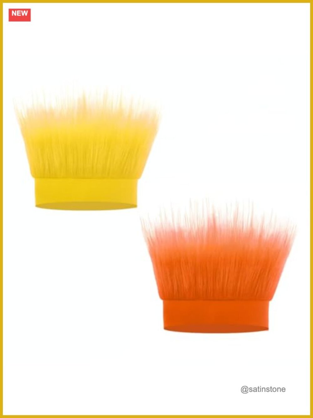 2 Pc Hairy Headband Wig Set Funny Troll Costume Accessory for Women Halloween